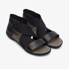 Camper Right Sandals Black - Womens Singapore VZYVWU-056